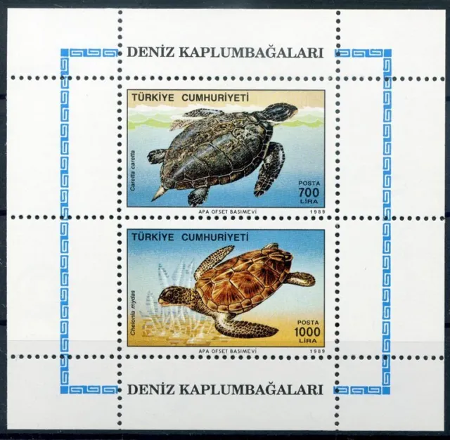 887432) Türkei Block 28 postfrisch, Schildkröten