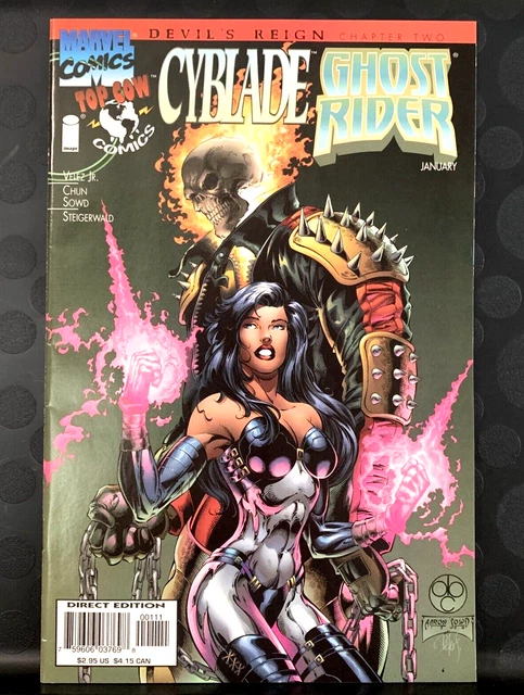 Marvel Top Cow Comic Book Vol 1 No. 1 Jan 1977 Cyblade Ghost Rider Devil's Reign