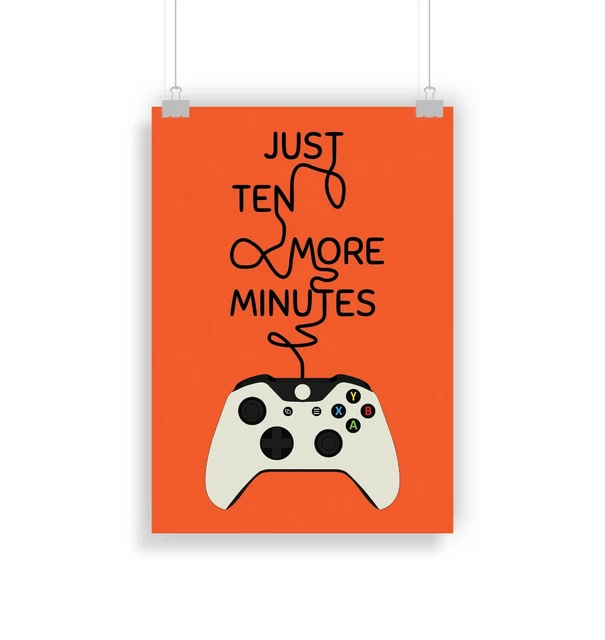 Xbox One controller, Poster, Gaming, Gift, Wall art, Decor, Gamer, Gifts, Print