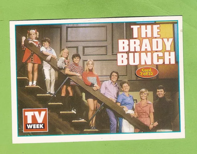 Australian Tv Week Classic Card #7  The Brady Bunch