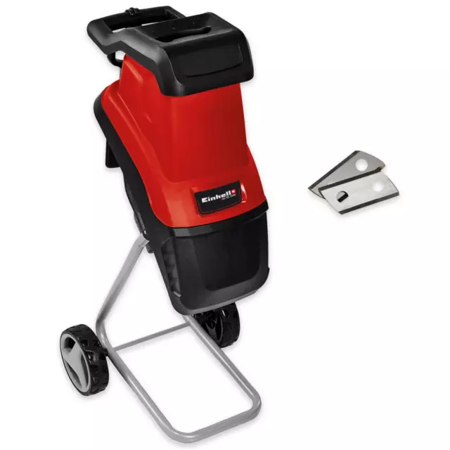 Einhell Electric Garden Shredder 2500W Leaf Branch Mulcher With Debris Bag