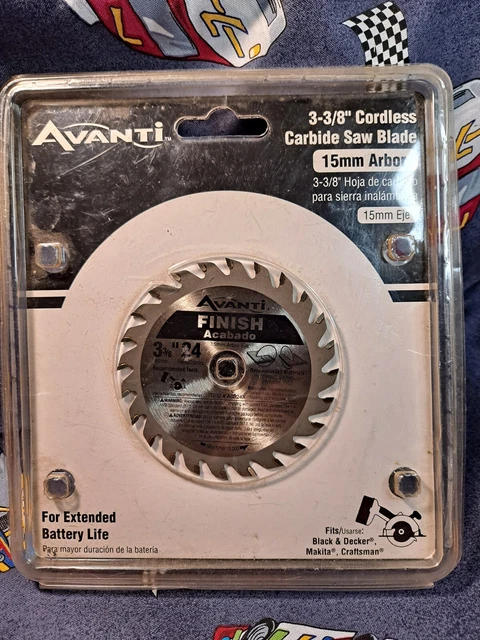 Avanti 3-3/8" Cordless Carbide Saw Blade / 24 Teeth