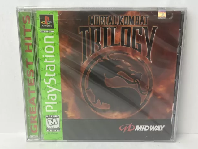 Mortal Kombat Trilogy Greatest Hits Sony Playstation 1 PS1 Brand New, Sealed