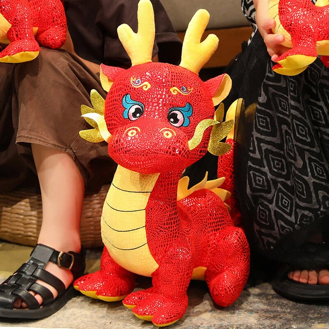 Cute Mascot Doll Chinese Zodiac Dragon Plush Toy Animal Dragon Lucky Soft Dol Sb