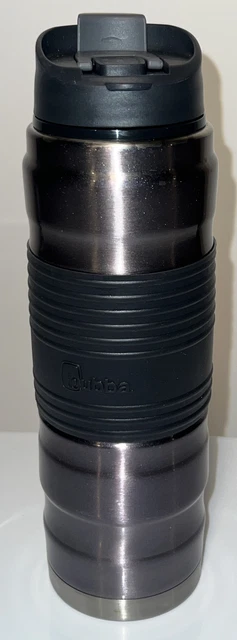 Bubba Insulated Travel Mug Thermos with Flip Snap Lid Black Grip