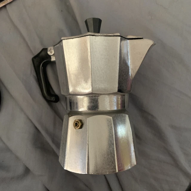 VINTAGE PER ALIMENTI Stovetop Expresso Maker, Made In Italy, 8" Tall