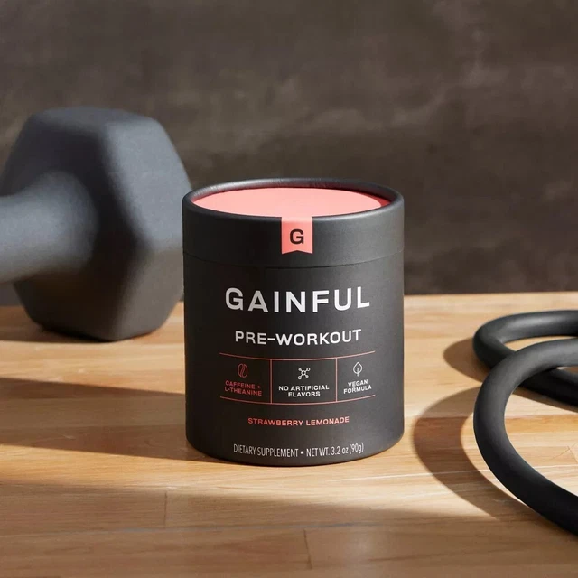 GAINFUL PREWORKOUTSTRAWBERRY LEMONADE3.2 oz Exp 09/20/2024 19.99