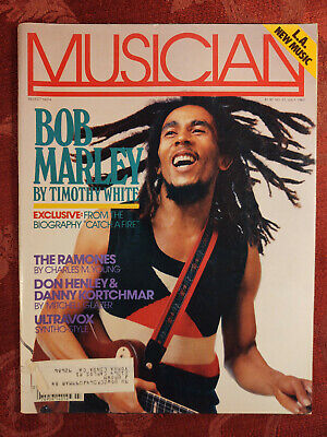 MUSICIAN magazine July 1983 The Ramones Bob Marley Don Henley Danny Kortchmar