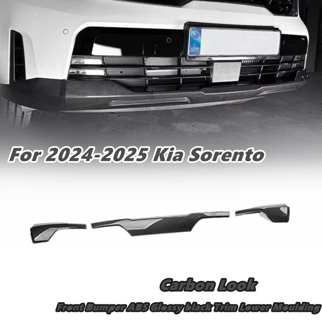 FOR 2024-2025 KIA Sorento Front Bumper Lower Grille Molding Trim Carbon ...