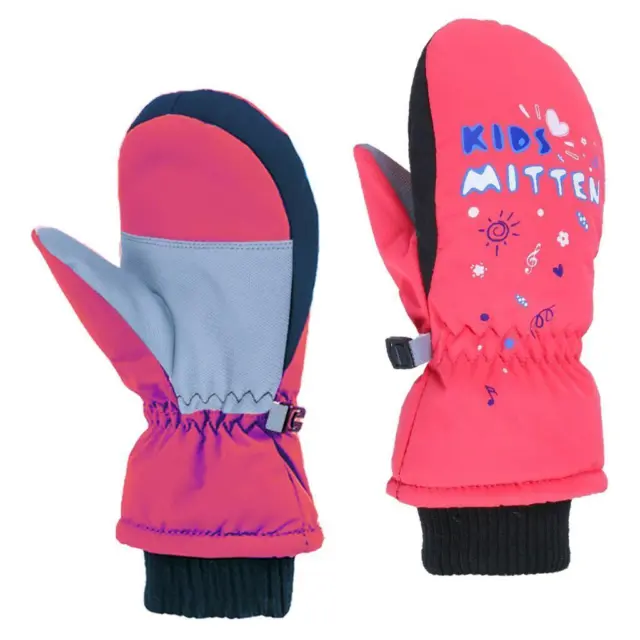 Kids Boy Girl Winter Warm Gloves Ski Windproof Thermal Snow Outdoor Mittens