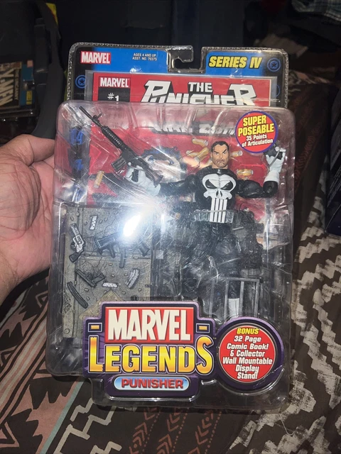Marvel Legends Series IV The Punisher Warzone #1 Action Figure 2003 Toy Biz NEW