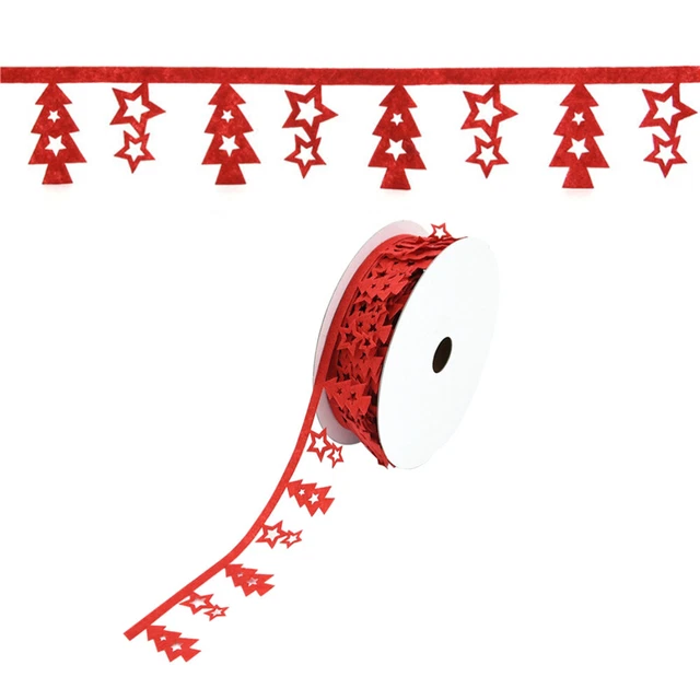 1 rollgift wrapping ribbon e Weihnachten Band Weihnachten Baum Band Urlaub Verp