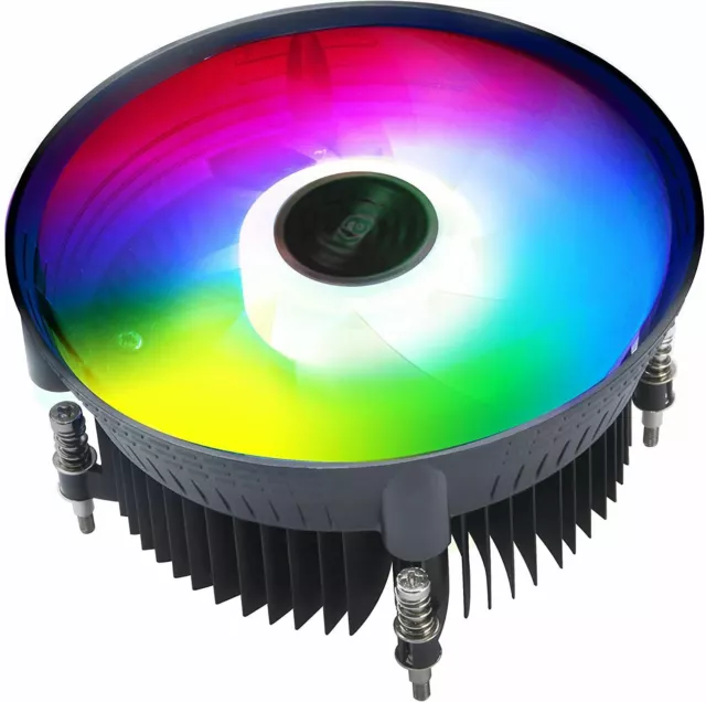 Akasa Vegas Chroma LG Intel CPU Cooler LGA 1150 1151 1155 1200 PWM LED Fan 4PIN