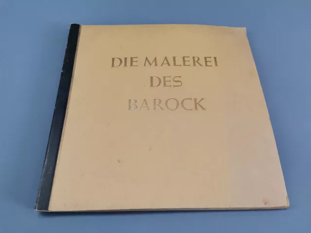 Buch Die Malerei des Barock Sammelbuch Cigaretten Bilderdienst Hamburg, 1940