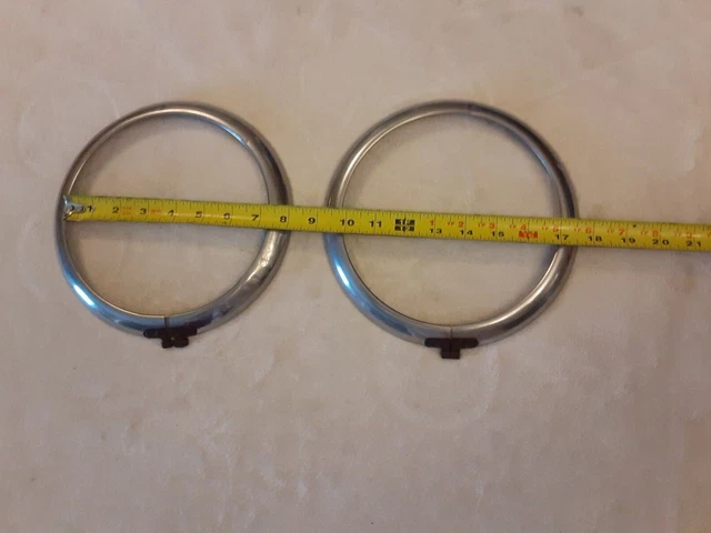 Vintage Headlight Bezels Rat Hot Rod