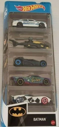 Hot Wheels Pack 5 auto Batman