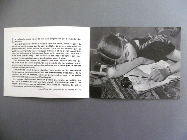 Henri CADIOU carton galerie Romanet PEINTURE DE LA RÉALITÉ Trompe-l'oeil 50 2