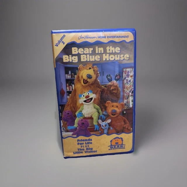 BEAR IN THE Big Blue House Vol 2 Friends For Life Jim Henson VHS 1998 ...