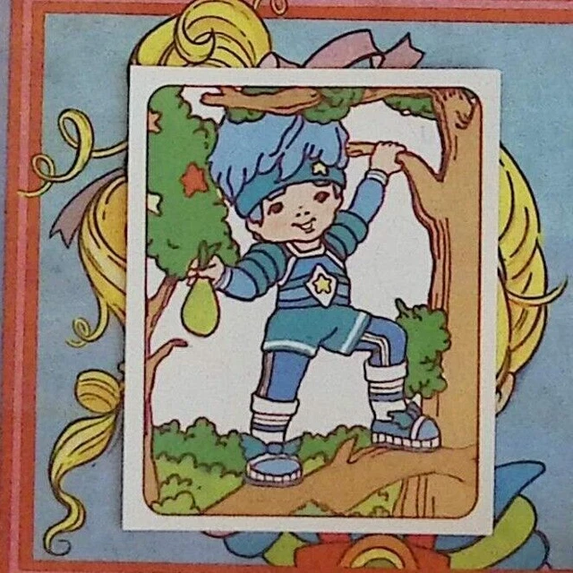Rainbow Brite Regina Regenbogen Blondine Iridella Rainbow Adesivo Panini N 121