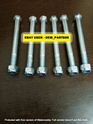 Jcb Backhoe - Bolt & Nut M12X80, Pack Of 4 Pcs. ( Part # 1315/3518Z 1370/0403Z )