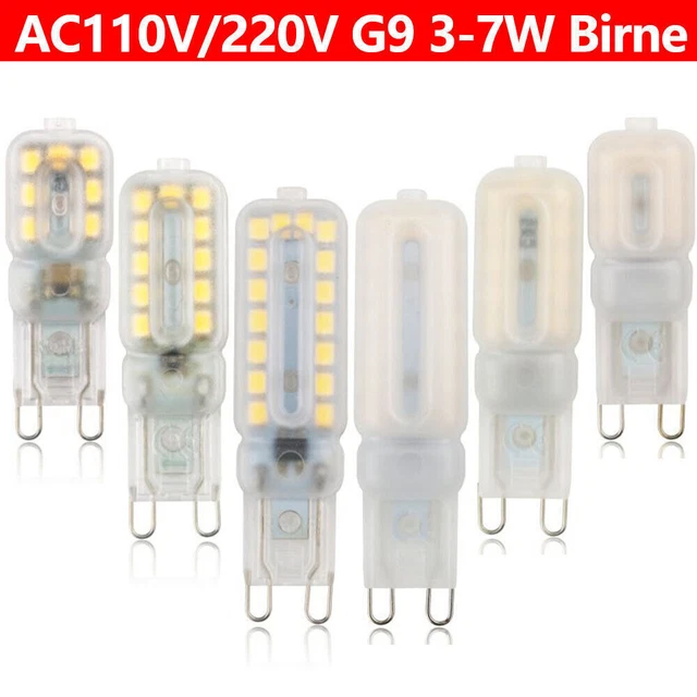 12X 6X G9 3W 5W 7W LED Dimmbar Kapsel-Birne ersetzen Halogen Glühlampe Lampen DE