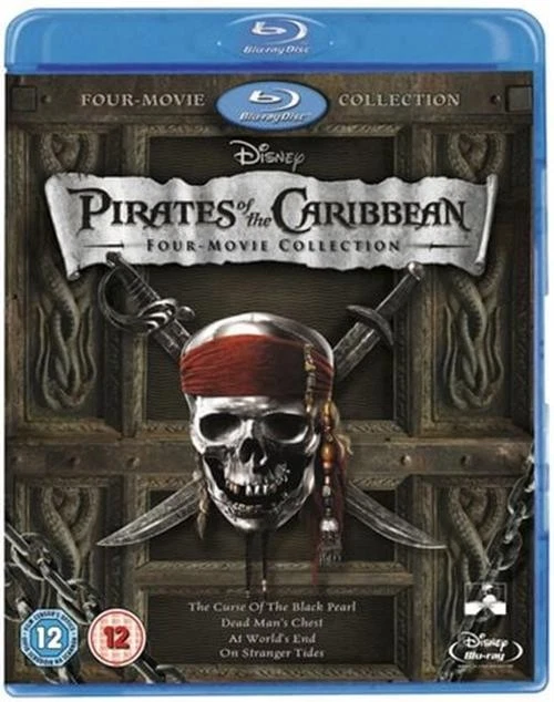 PIRATES OF THE Caribbean Four Movie Collection Blu ray Bluray Movie pirates-of-the-caribbean-four-movie-collection-blu-ray-bluray-movie