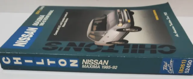 Nissan Maxima 1985 -1992 Chiltons Repair Maintenance Manual 85 86 87 88 89 90 91