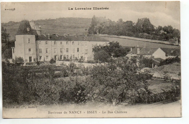 ESSEY LES NANCY - Meurthe & Moselle - CPA 54 - le bas chateau