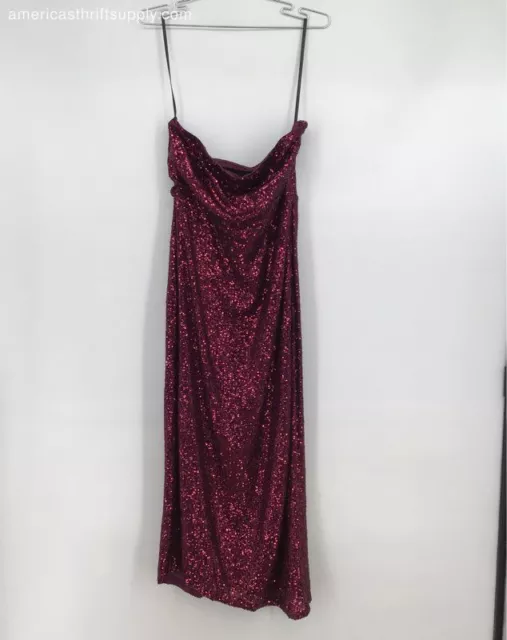 NWT House Of Harlow 1960 Women's Purple Sleeveless Sequin Maxi Dress - Size M