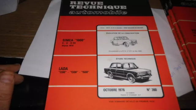 RTA . REVUE Technique Automobile . Gros lot de 106 n° . Bon état .  1971/1983 . EUR 200,00 - PicClick FR