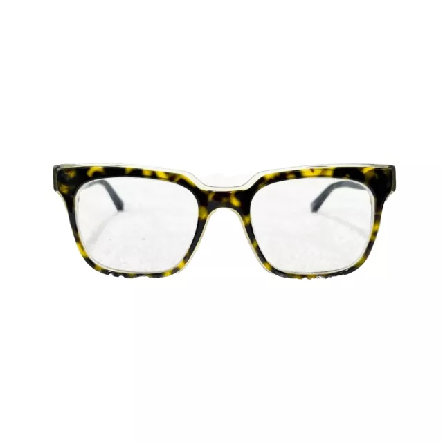 Warby Parker Tortoise Shell Winston 4919140 Black Yellow Full Rim Eyeglass Frame