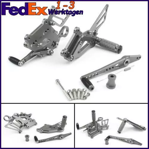 Motorcycle CNC Footrests Rear Sets Foot Pegs Fit For BMW S1000RR 2015-2017 E1