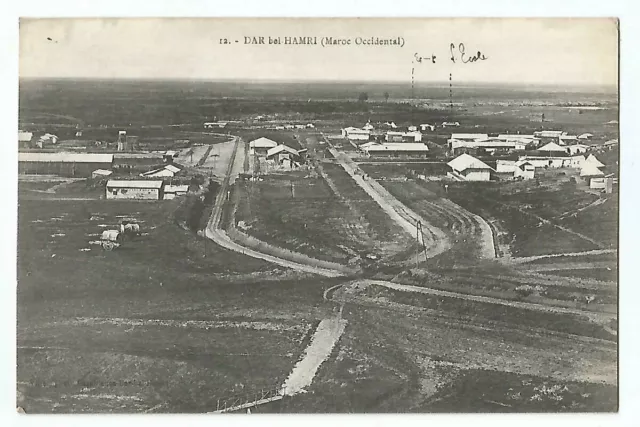 Maroc  Dar Bel Hamri  Vue Du Camp Militaire