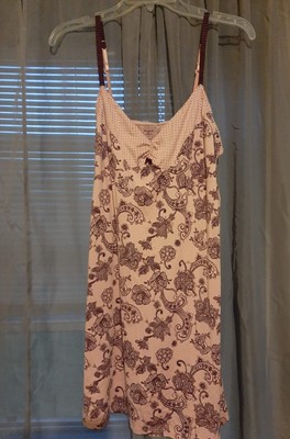 Apt 9 Pink/Purple Soft Pajama Dress Size Large