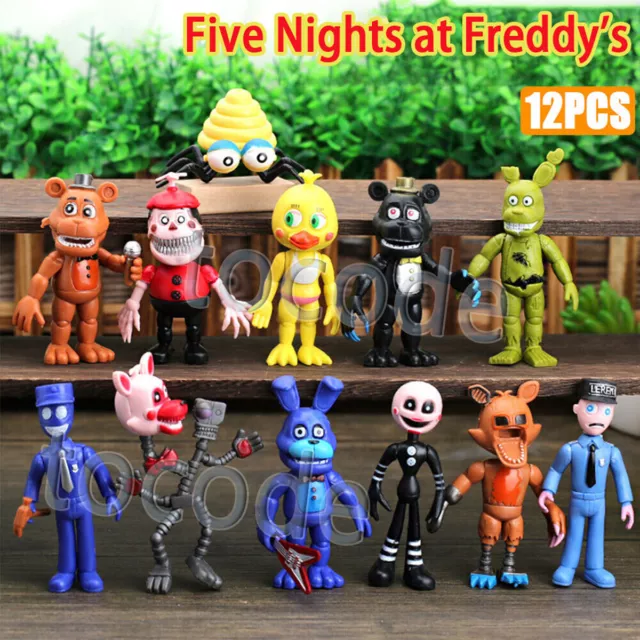 12PCS Five Nights at Freddy's 2-4 Game Action Figures FNAF Toys