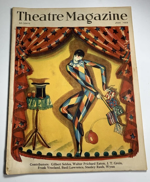 1925 THEATRE MAGAZINE Complete Amazing Artist SW Reynolds Funky Art ...
