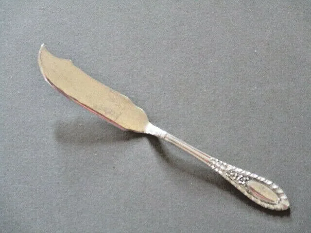 Gadroonette by Manchester Sterling Silver Master Butter Flat Handle 7 1/4"
