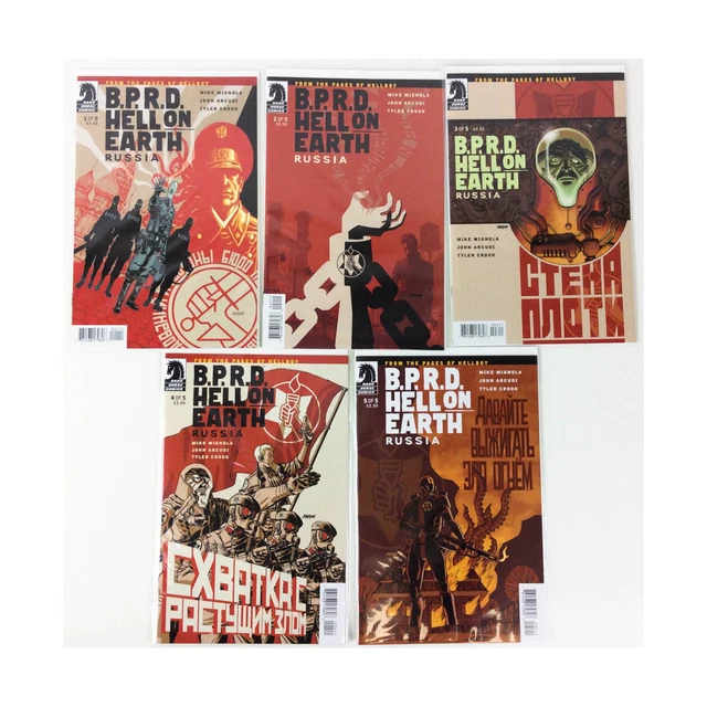 Dark Horse Books B.P.R.D. BPRD Hell on Earth Russia Complete Series #1-5 NM