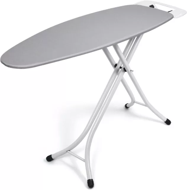 Extra Large Ironing Board with Steam Iron Rest Heat Resistant Cover, 124cm