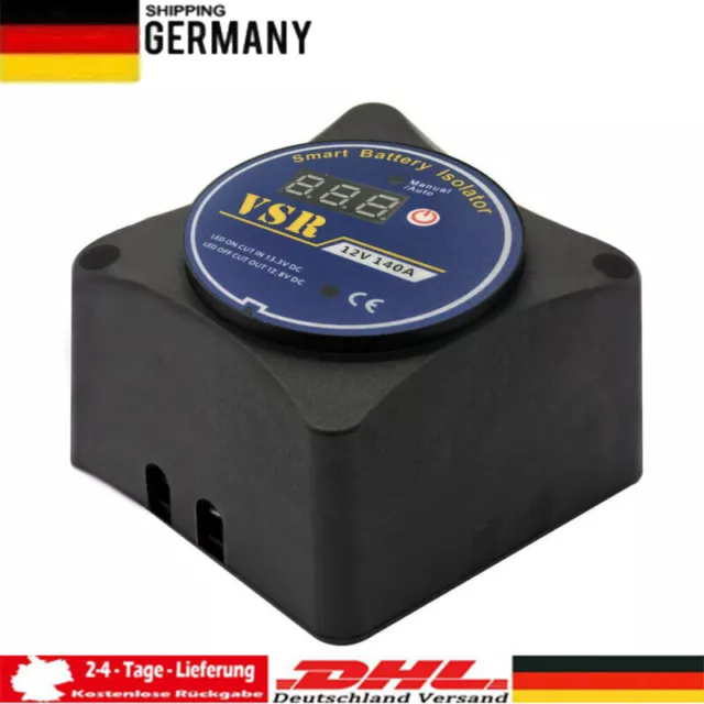 Deu Split Laderelais 12V 140A 140 Amp Spannung Sensitive Camper Campervan Vsr