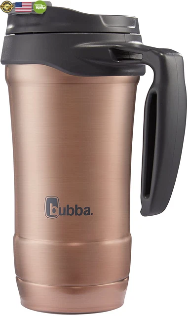 Bubba Hero Dual-Wall Vacuum-Insulated Stainless Steel Travel Mug, 18 Oz., Rose G