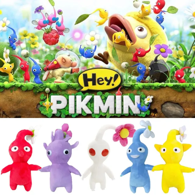 Game Pikmin Plush Toy 15cm Olimar Soft Stuffed Doll Kids Fans Gift Collectible
