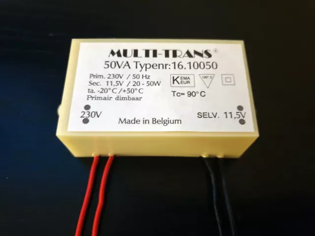 SLIM LED Trafo / Netzteil 12V 6W 0.5A (MPL-06-12) Mini Einbaudose