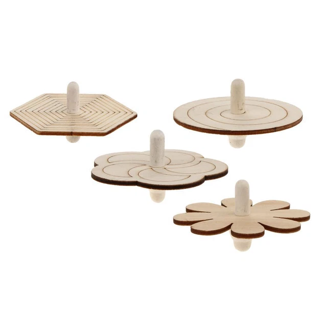 BRICOLAGE BOIS GYROSCOPE Cheville- Pour Enfant En Bas Âge Enfants EUR 9