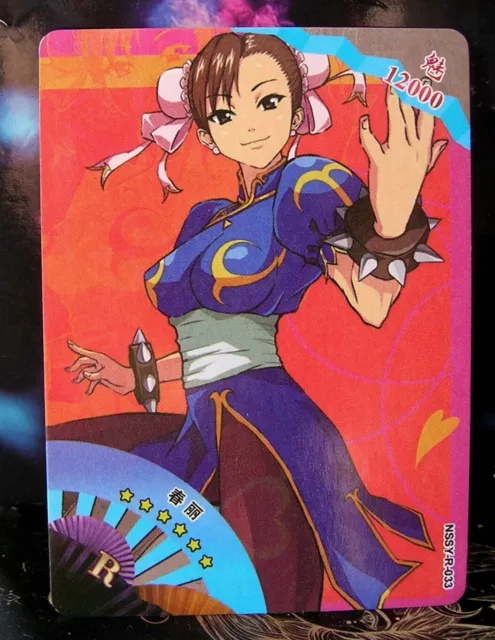 Chun-Li STREET FIGHTER CARTE Waifu ANIME Goddess Story Holo Foil Card NSSY-R033