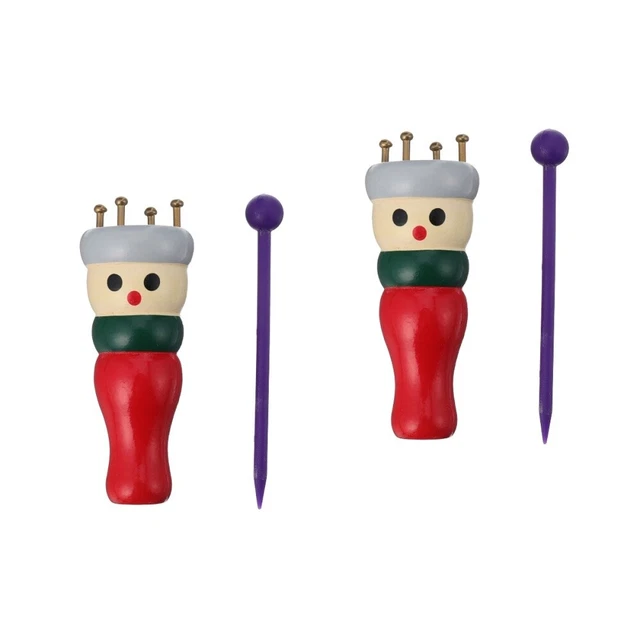 2 PCS Tisserand De Poupées En Bois Enfant Jouet À Tricoter Bricolage