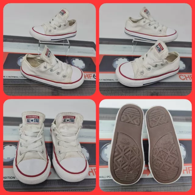 converse all star toddler infant size 7 white eu 23 Trainers Summer Holidays