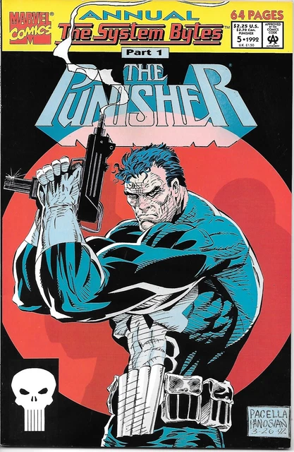 The Punisher Comic Book Volume 2 Annual #5 Marvel Comics 1992 VERY FN/NEAR MINT