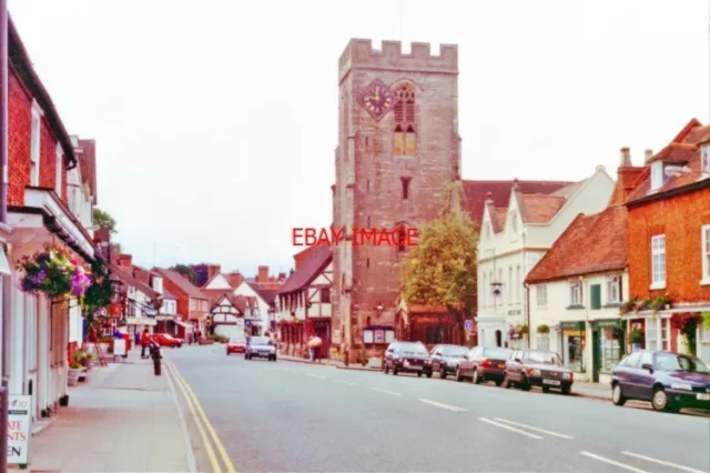 Photo  Warwickshire Henley-In-Arden High Street 1994 View North