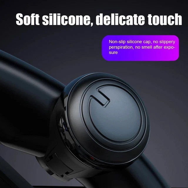 1* 360° Car Auto Power Steering Wheel Ball Knob Booster Spinner Knob Metal;